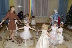 Видеосъёмка в саду на Новогодний утренник 